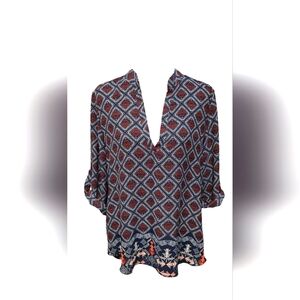 Wishful Park Hi Low Colorful Top size L